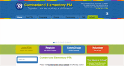 Desktop Screenshot of cumberlandpta.org